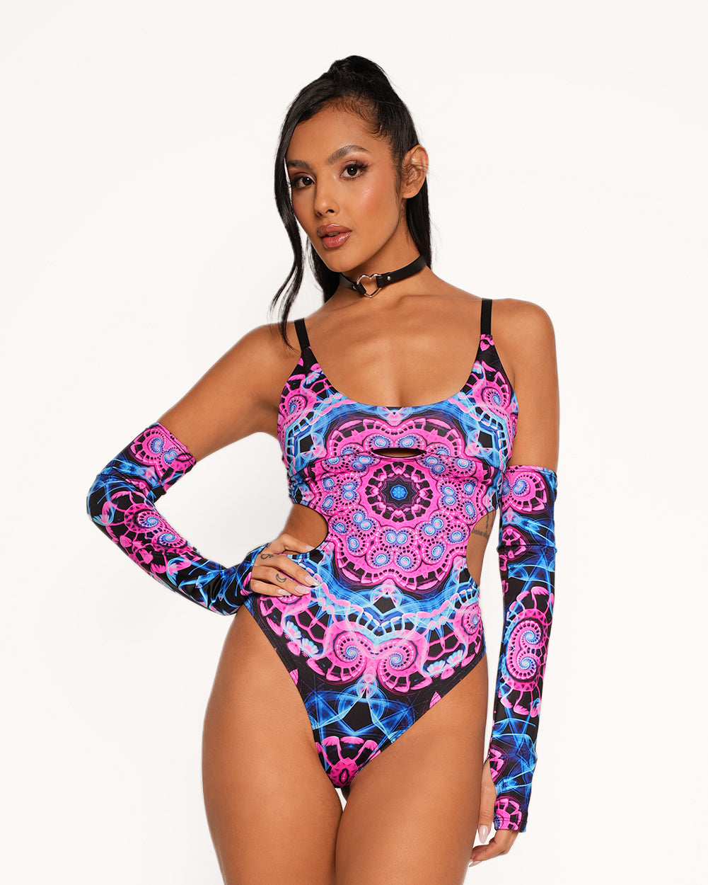 Dreamwave Bodysuit with Sleeves