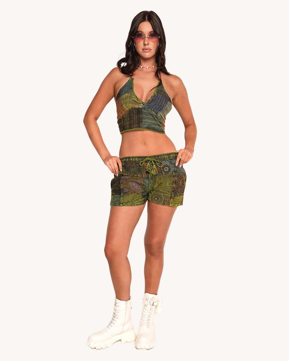 Earthbound Patchwork Shorts