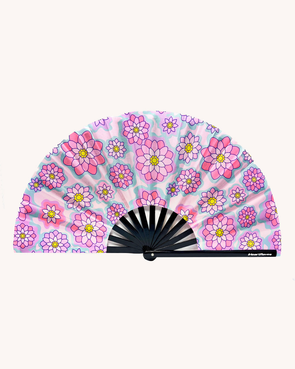Electric Dreaming UV Reactive Hand Fan