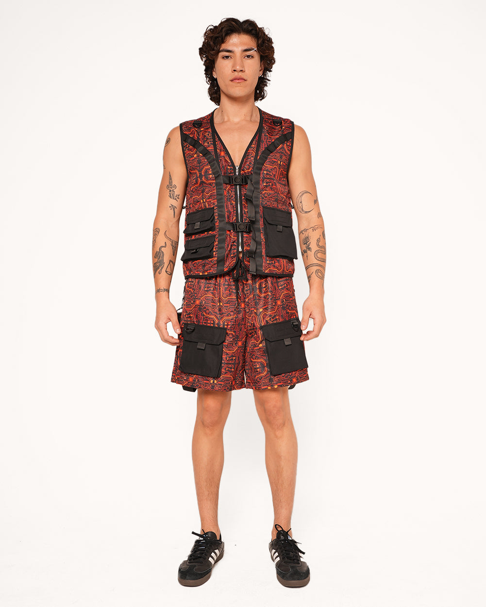 Electro Techno Cargo Shorts