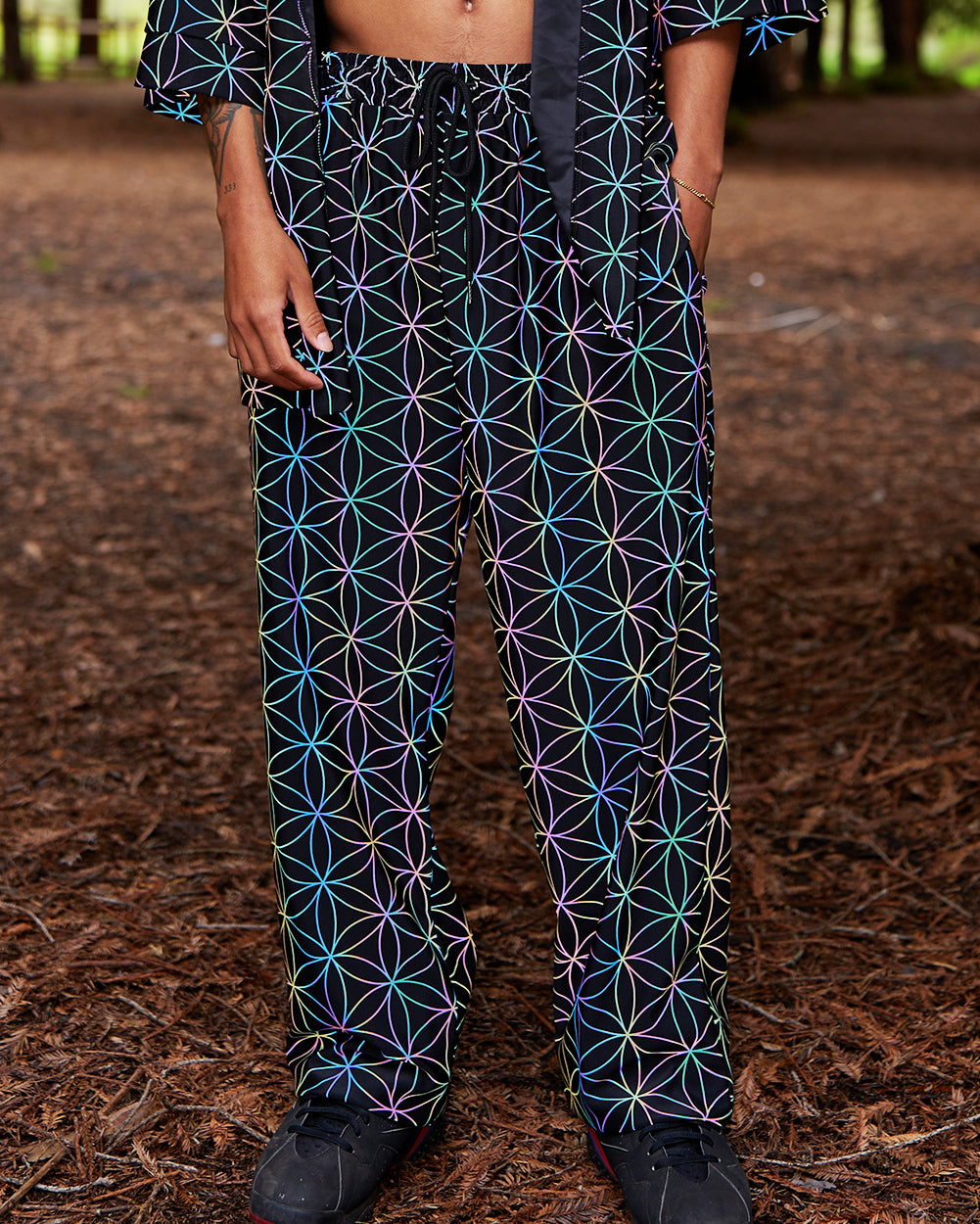 Glowkeeper Rainbow Reflective Harem Pants