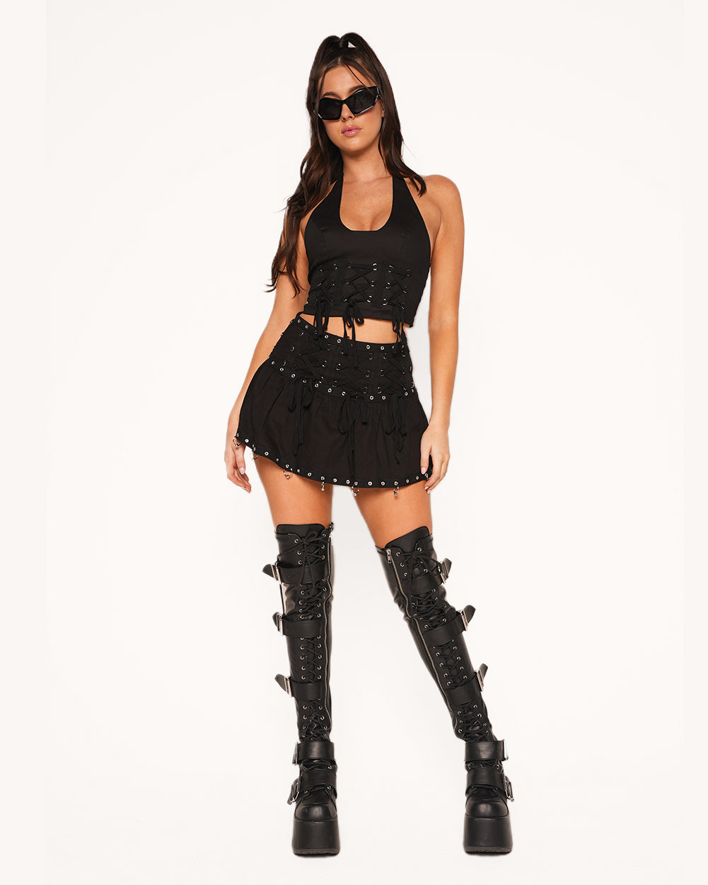 Try To Keep Up Mini Skirt