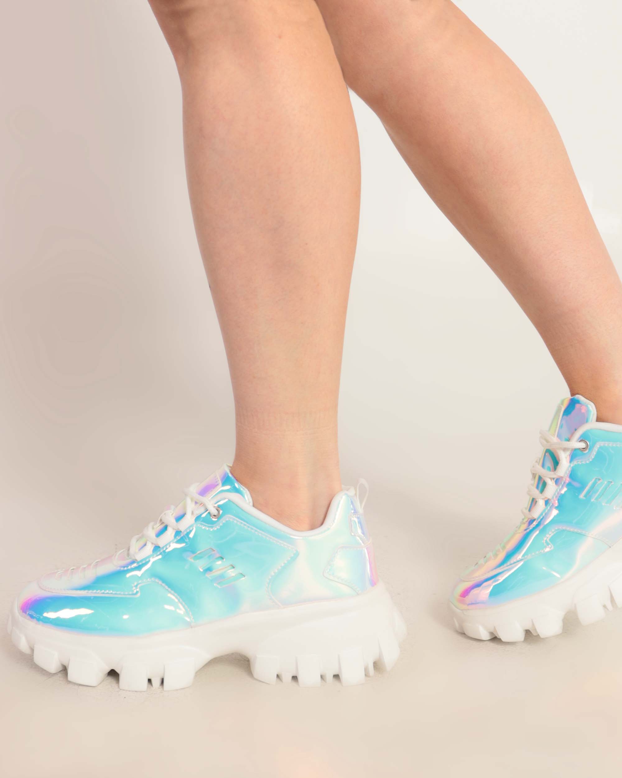 iHeartRaves Dreamy Baby Holographic Sneakers