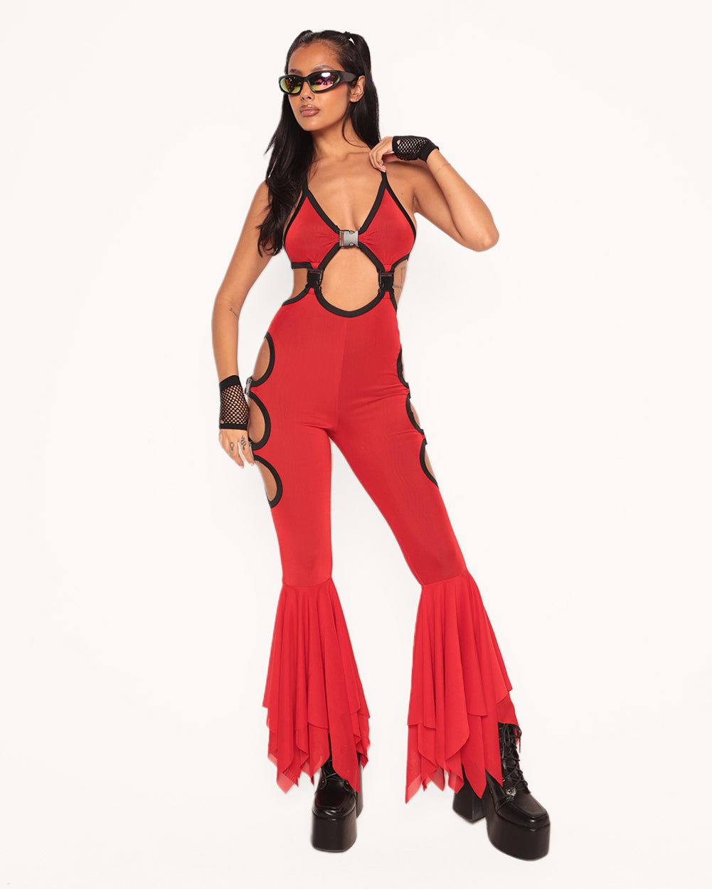 Kandi Diva x iHR Locked & Loaded Jumpsuit Outfit