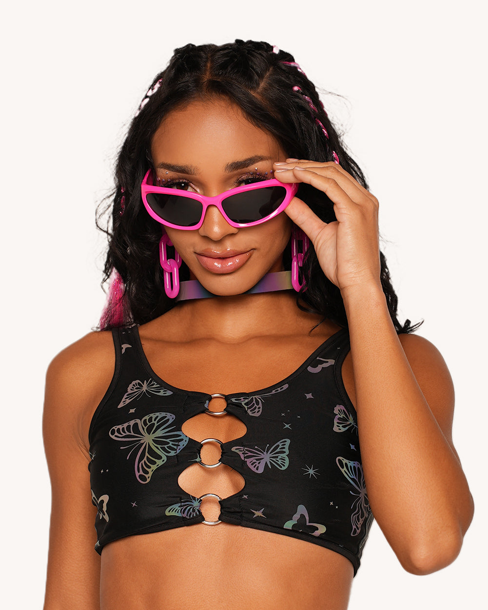 Lucid Flight Rainbow Reflective Top