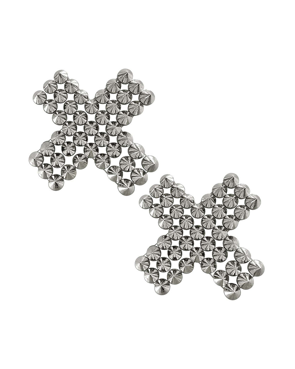 Neva Nude Subzero Silver Stud Pasties