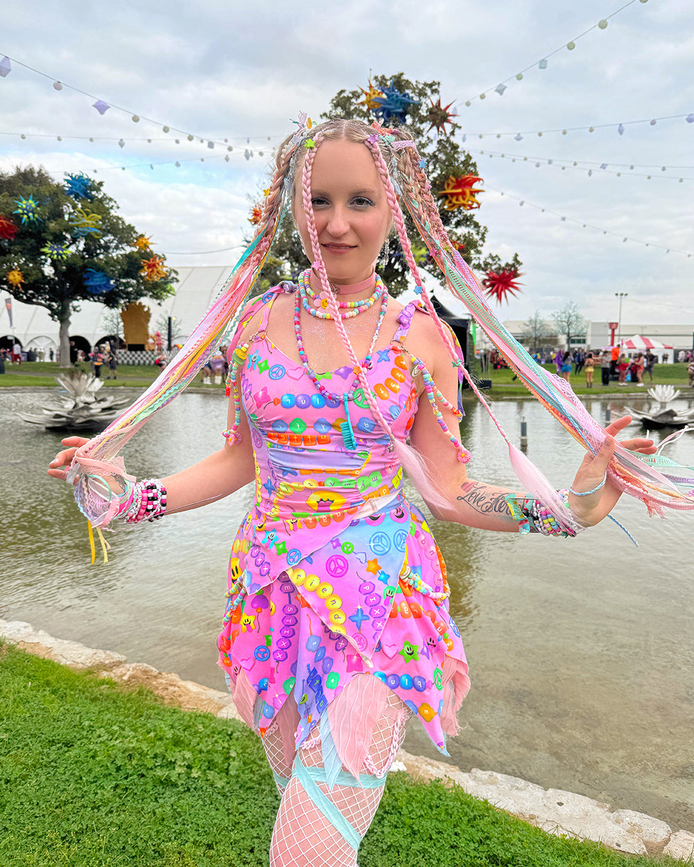 Pixxie Stixx x iHR Kandi Trip Skirt