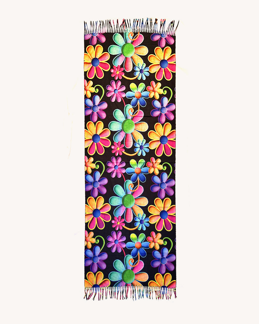Psychodelic Daisy Pashmina