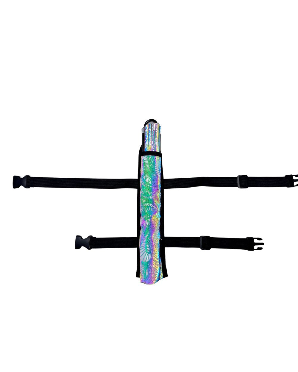 Pure Euphoria White Rainbow Reflective Fan Holster