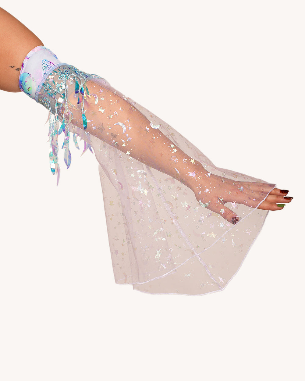 Rolita Couture x iHR Cosmic Chrome Blossom Arm Cover