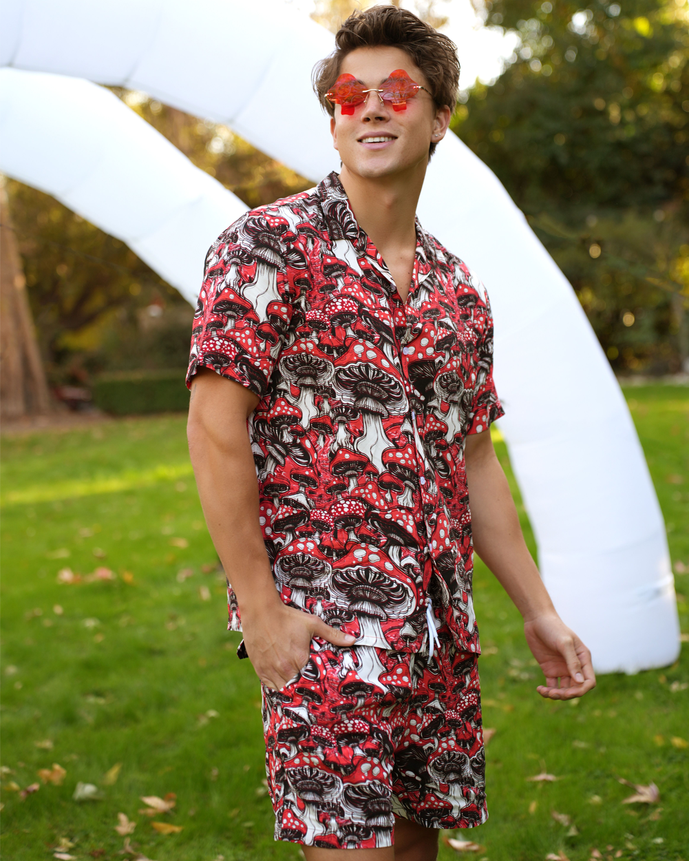 Secret of Life Mushroom Mens Camp Outfit