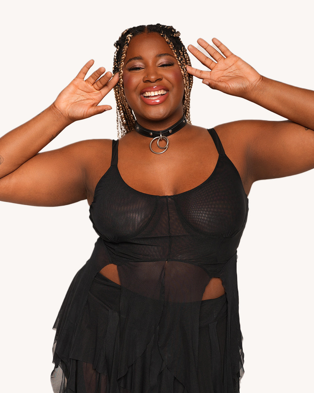 Stir Up Drama Mesh Top