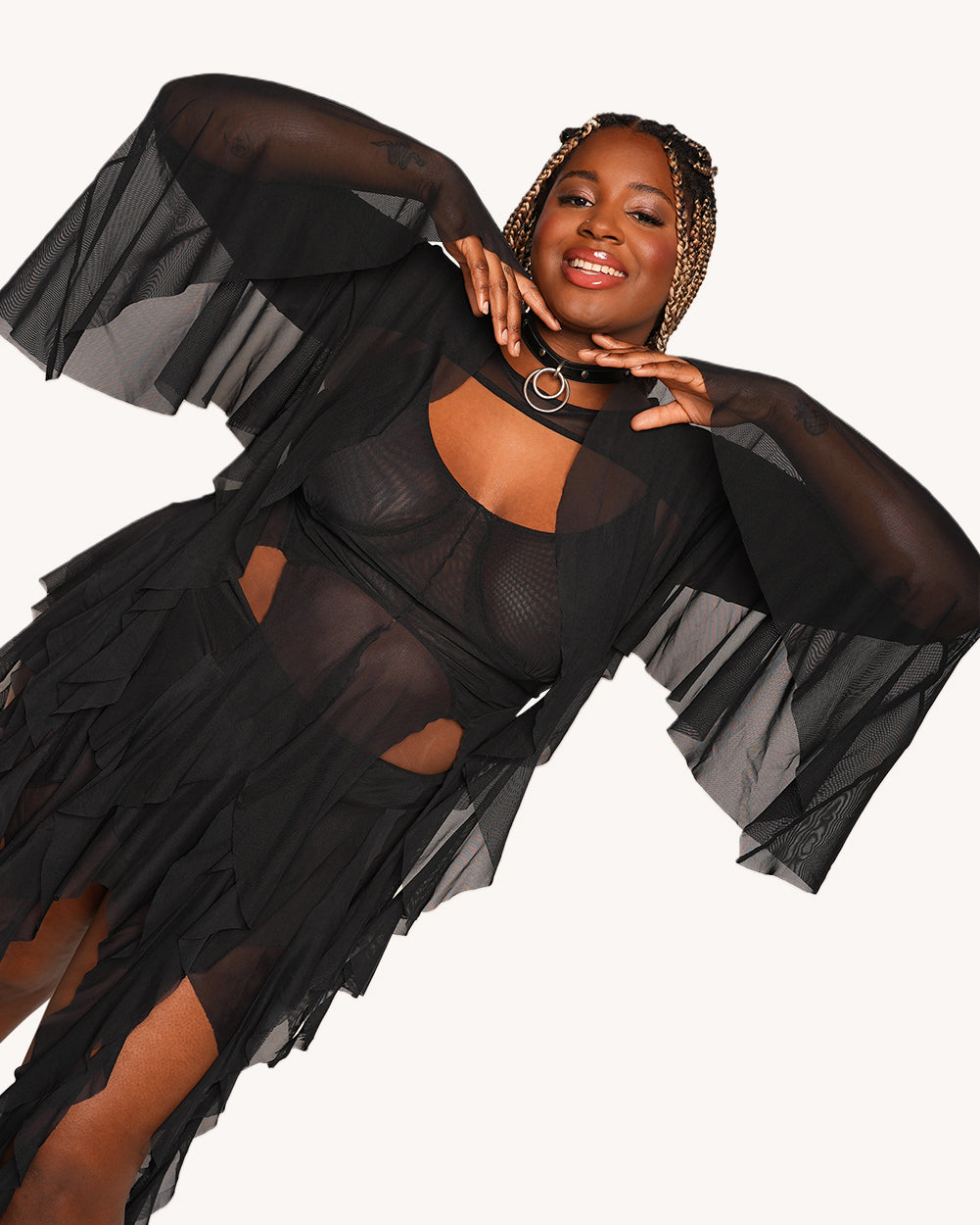 Stir Up Drama Mesh Top