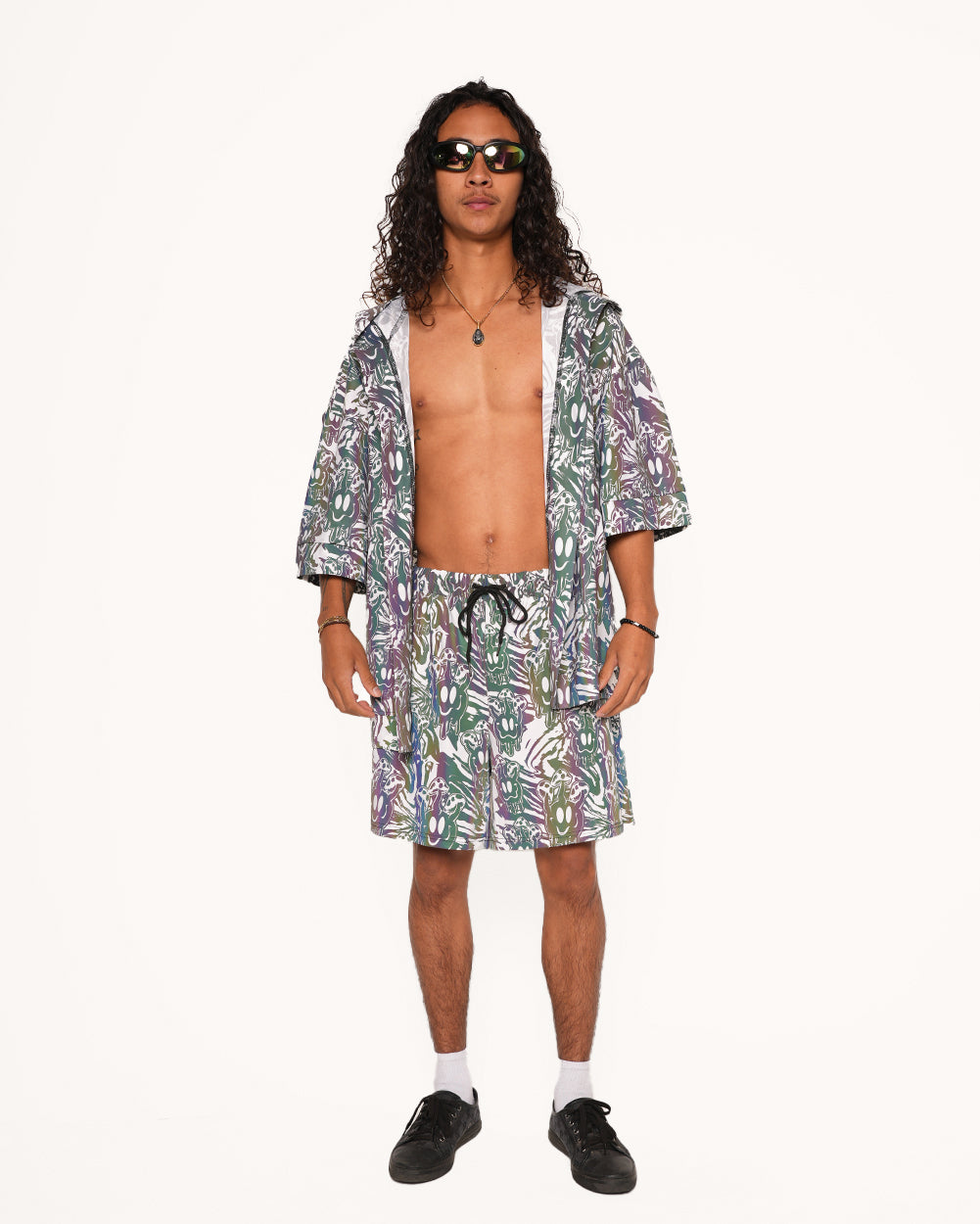 Tripp Out Rainbow Reflective Shorts