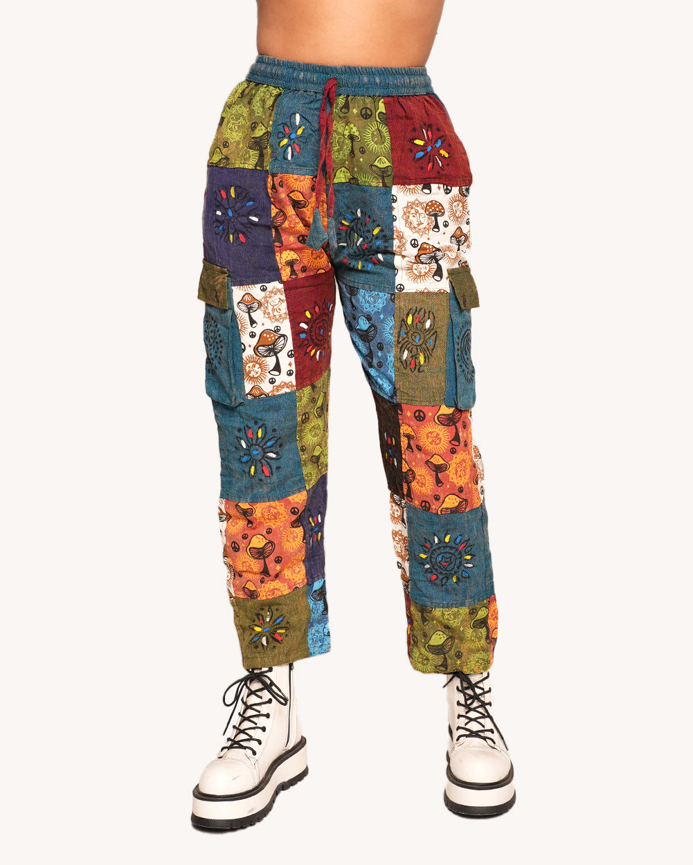 Trippy Theory Patchwork Pants