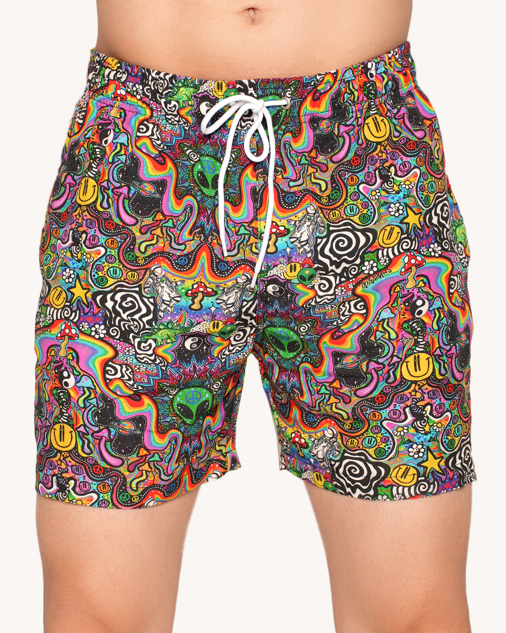 Trippydraws x iHR Funky Mind Camp Shorts