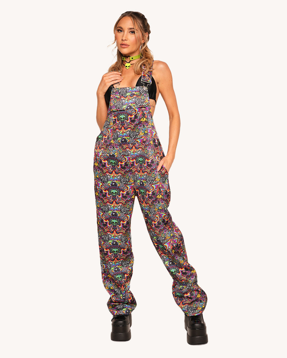 Trippydraws x iHR Funky Mind Overalls