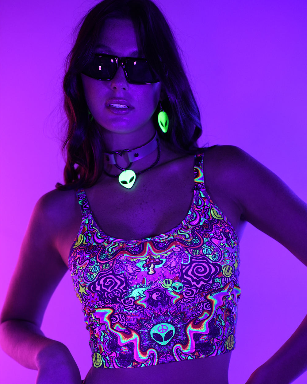 Trippydraws x iHR Funky Mind Top