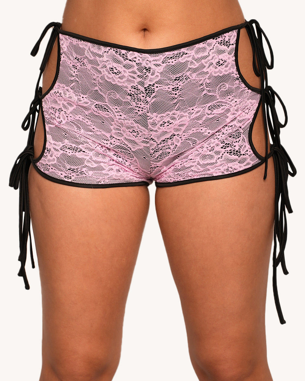 White Noise Booty Shorts