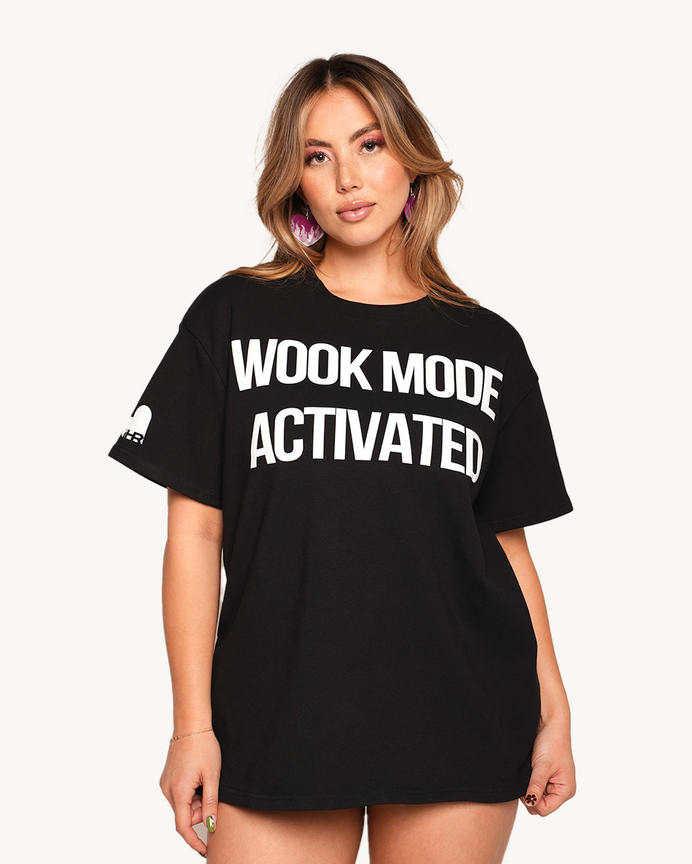 Wook Mode Activated Oversized Tee