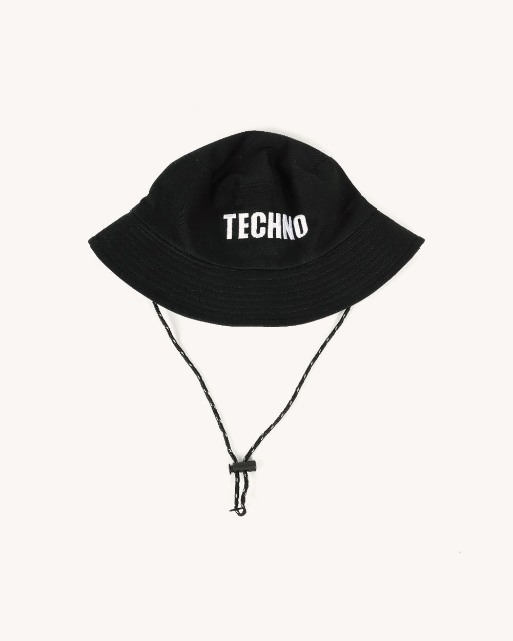 Techno Bucket Hat with Removable Wind Cord