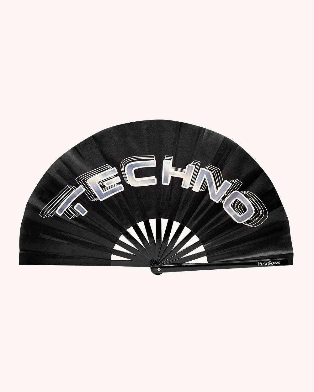 TECHNO UV Reactive Hand Fan