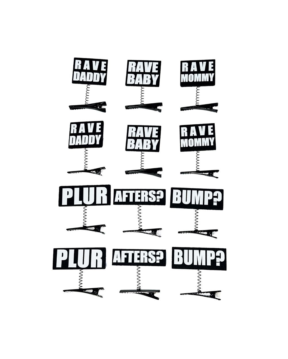 Rave Fam Text Sprouts 12-pc Set