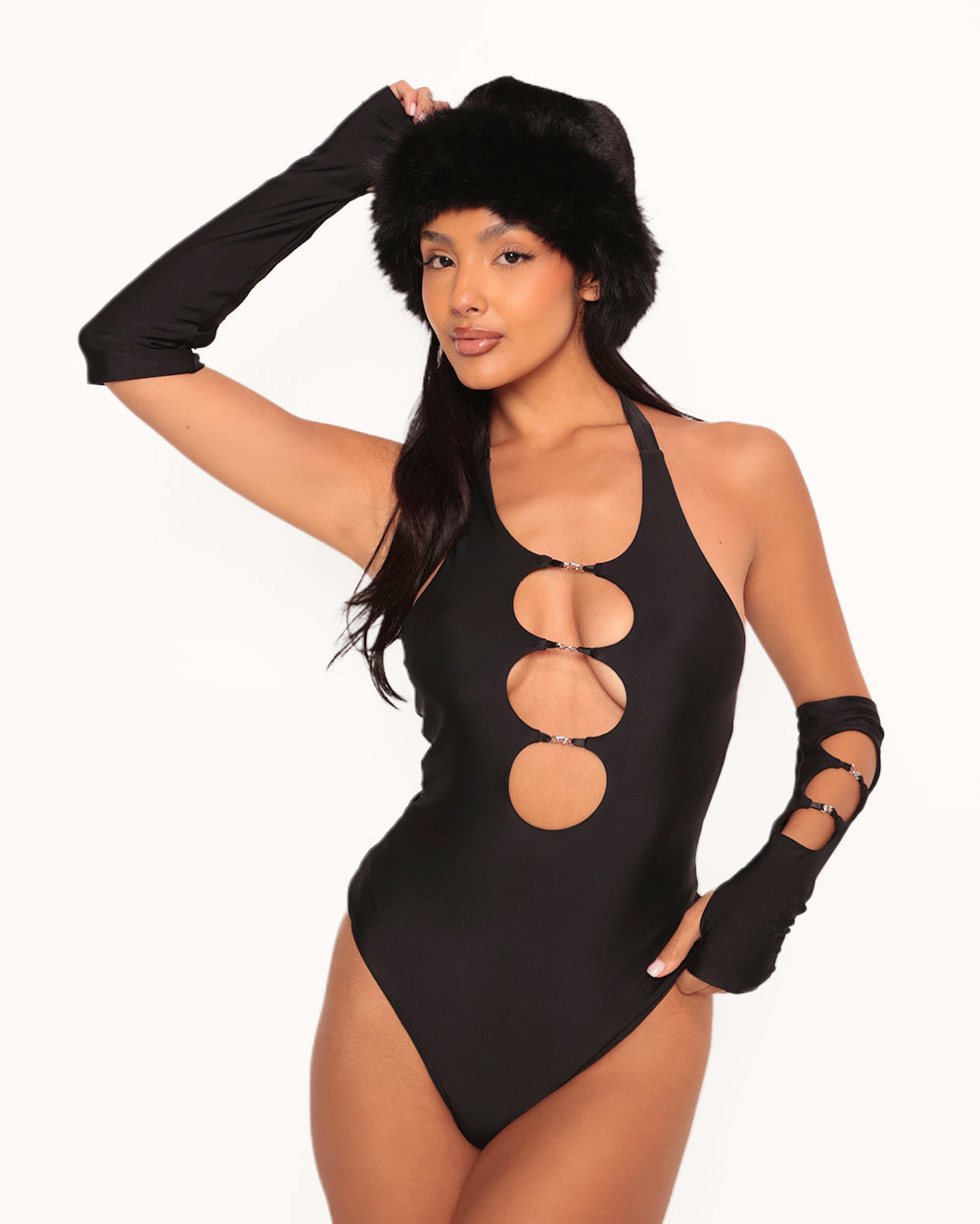 Backstage Behavior Bodysuit With Sleeves