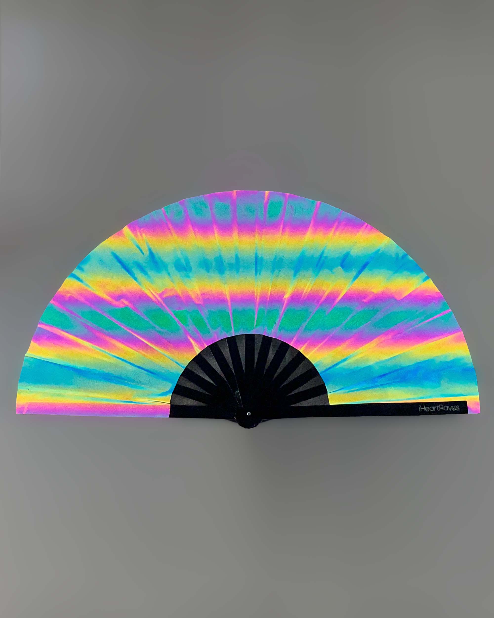 Catch the Light Rainbow Reflective Hand Fan
