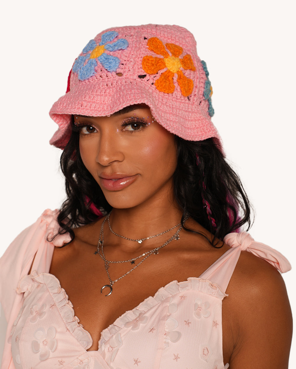 Child of the Forest Floral Crochet Hat
